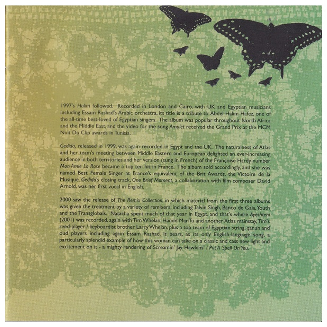 NATACHA ATLAS - THE BEST OF / CD USADO 7