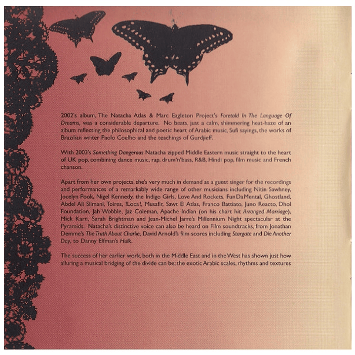 NATACHA ATLAS - THE BEST OF / CD USADO 8