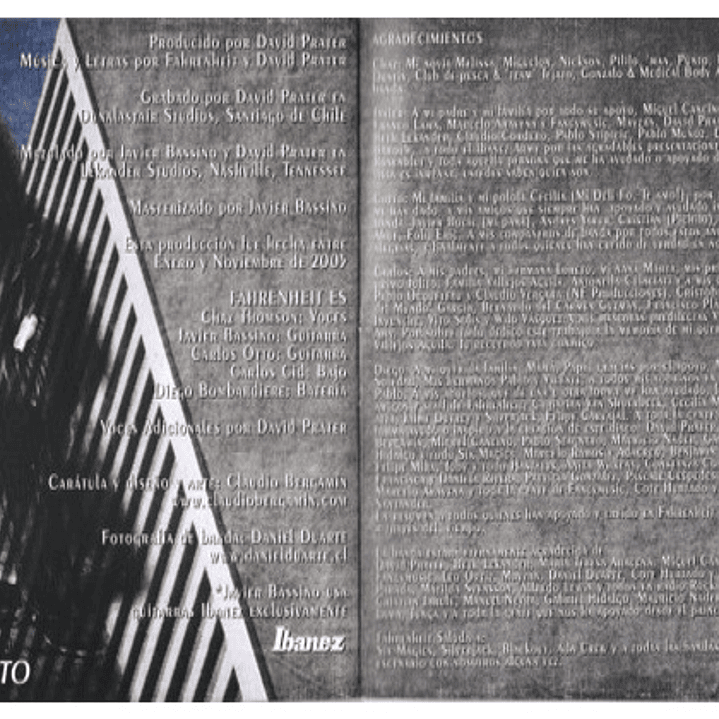 FAHRENHEIT - NUEVOS TIEMPOS / CD USADO 9