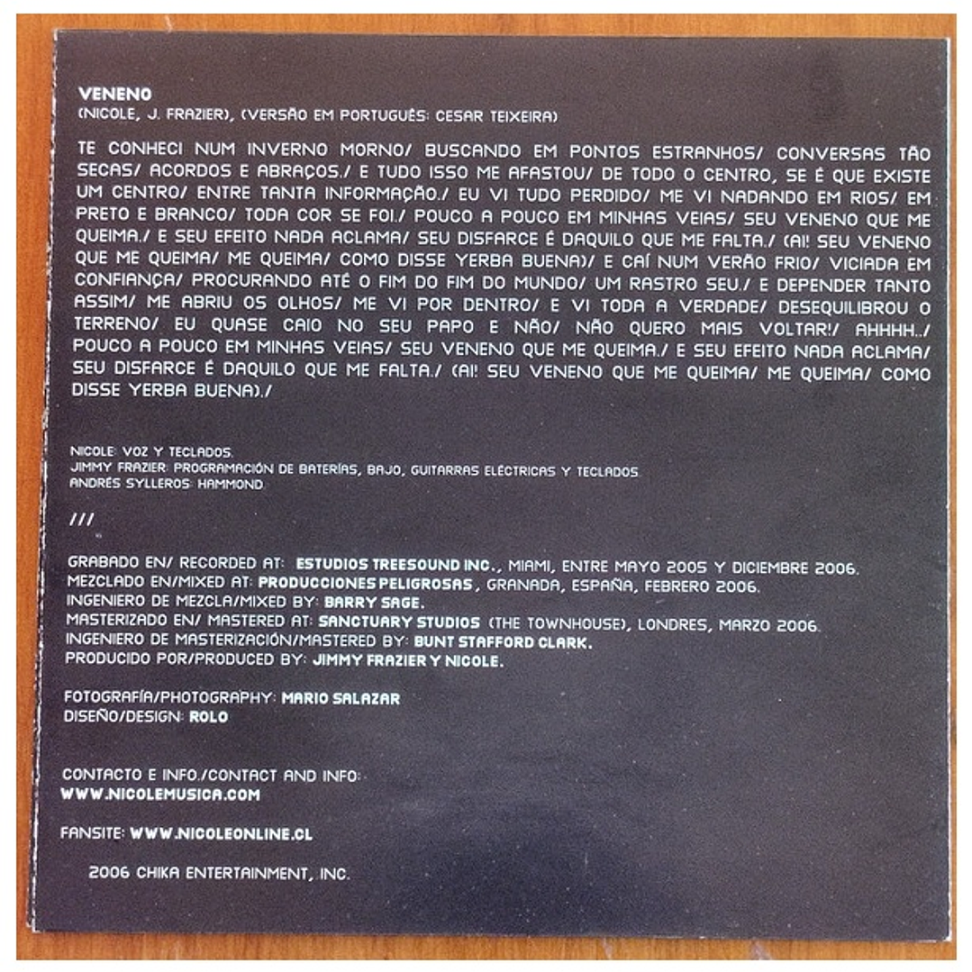 NICOLE - APT. / CD USADO 9