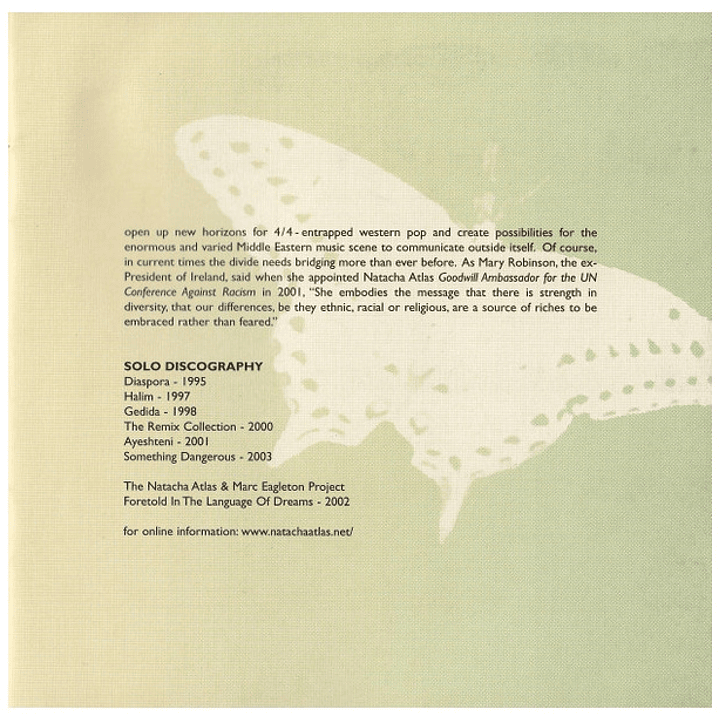 NATACHA ATLAS - THE BEST OF / CD USADO 9