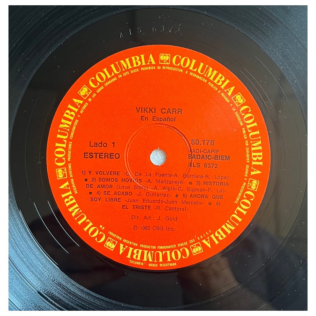VIKKI CARR - EN ESPAÑOL / VINILO USADO 3