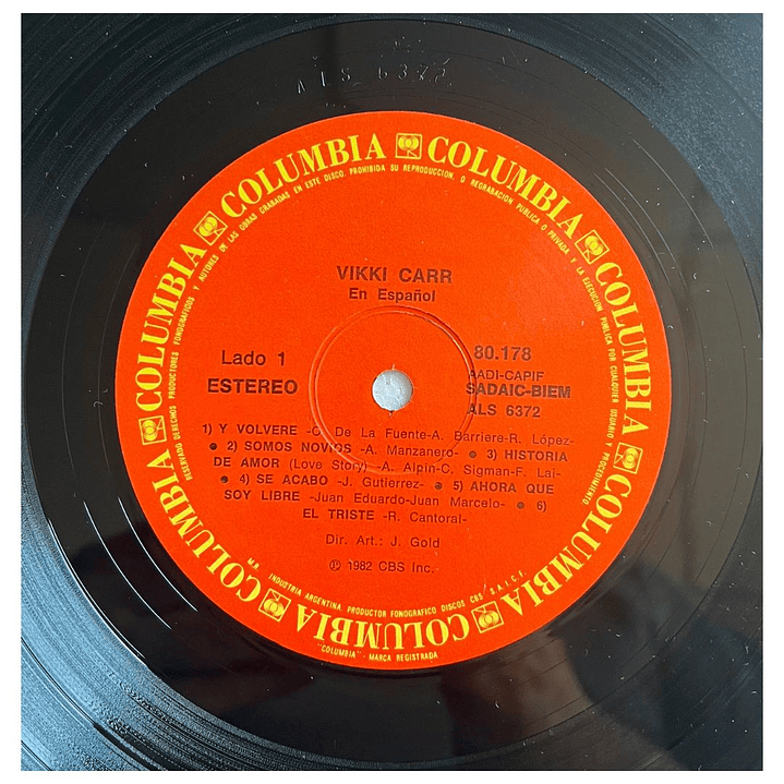VIKKI CARR - EN ESPAÑOL / VINILO USADO 3
