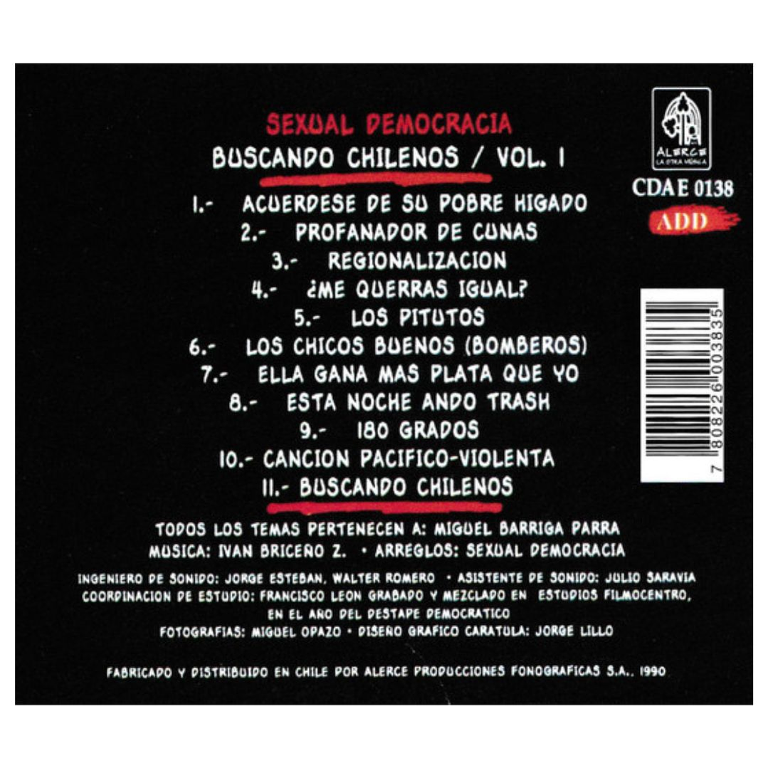 SEXUAL DEMOCRACIA - BUSCANDO CHILENOS VOL.1 / CD 2