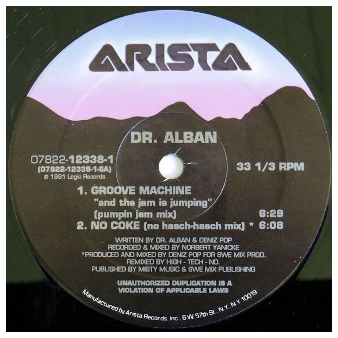 DR ALBAN - NO COKE / VINILO USADO 3