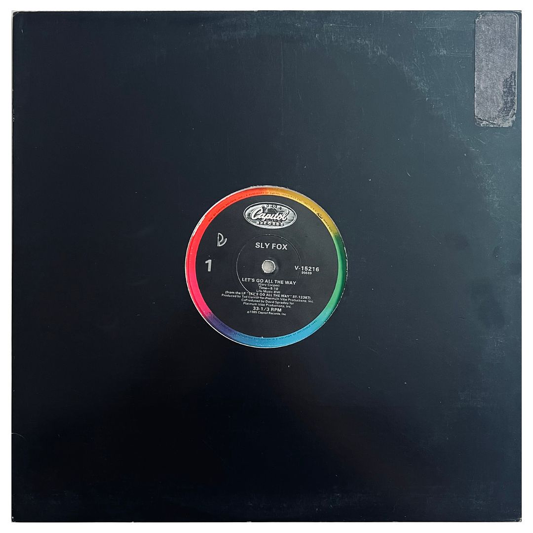 SLY FOX - LET'S GO ALL THE WAY/COMO TU TE LLAMA / 12