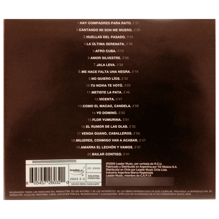 COMPAY SEGUNDO - AFRO CUBANO / CD 2