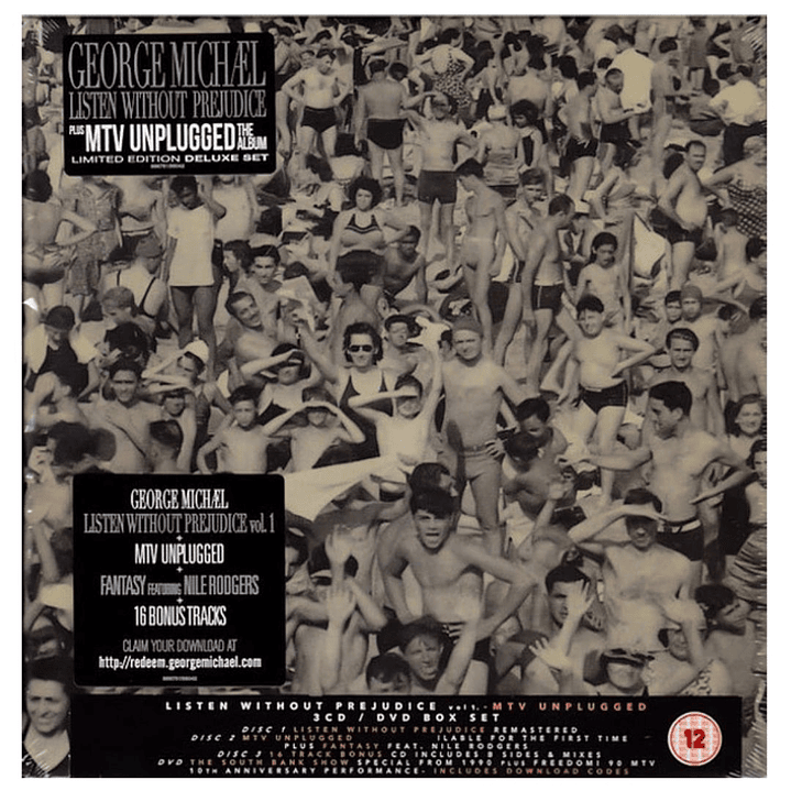 GEORGE MICHAEL - LISTEN WITHOUT PREJUDICE + MTV UNPLUGGED (3CD+DVD)  1
