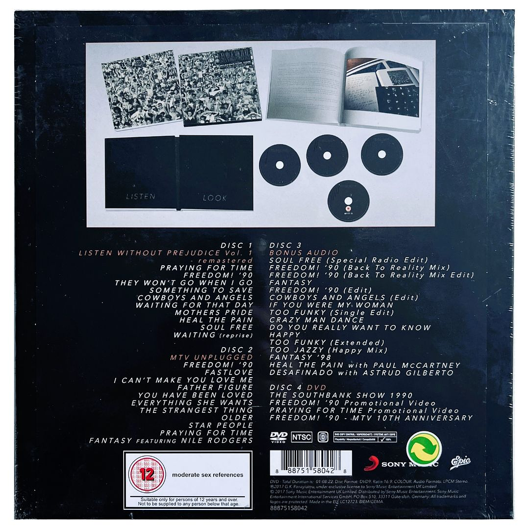 GEORGE MICHAEL - LISTEN WITHOUT PREJUDICE + MTV UNPLUGGED (3CD+DVD)  2