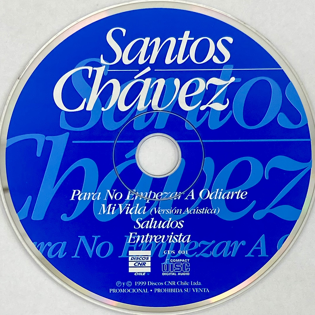SANTOS CHAVEZ - MI VIDA (VERSION ACUSTICA) / CD SINGLE USADO 3