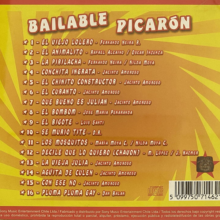 BAILABLE PICARON - VARIOS / CD USADO 2