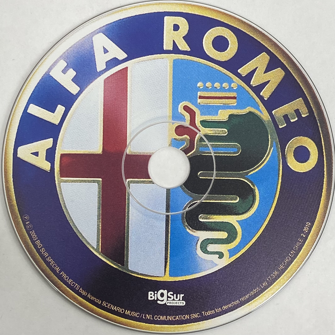 ALFA ROMEO PRESENTS - ITALIAN GROOVE / CD USADO 3