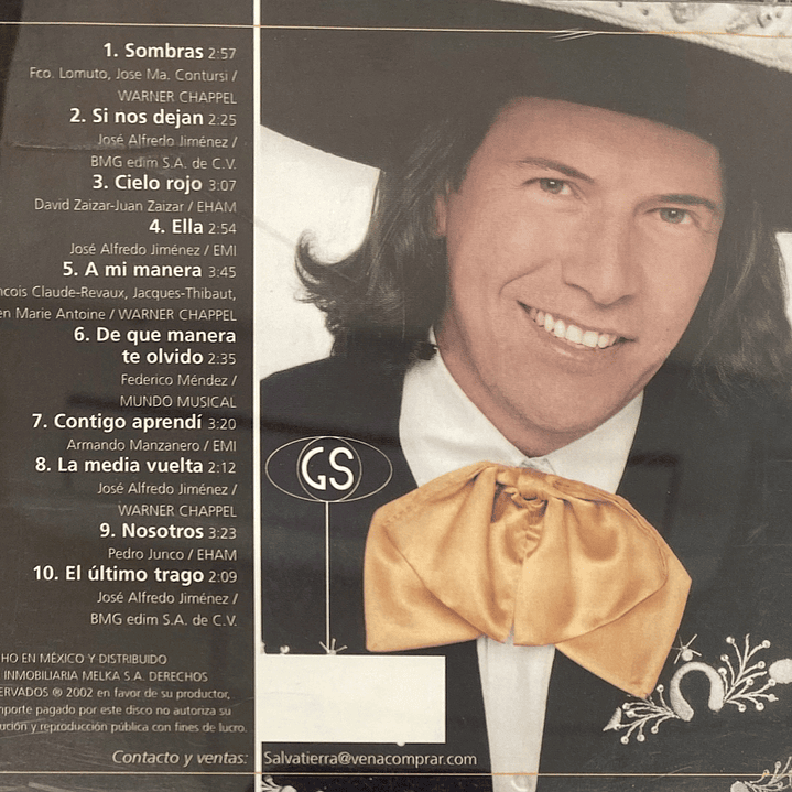 GERMAN SALVATIERRA - LA CANCION PARA COMPARTIR (CD-R) / CD USADO 2