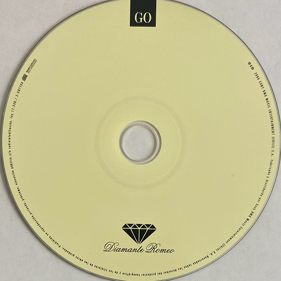 GO - DIAMANTE ROMEO / CD USADO 3