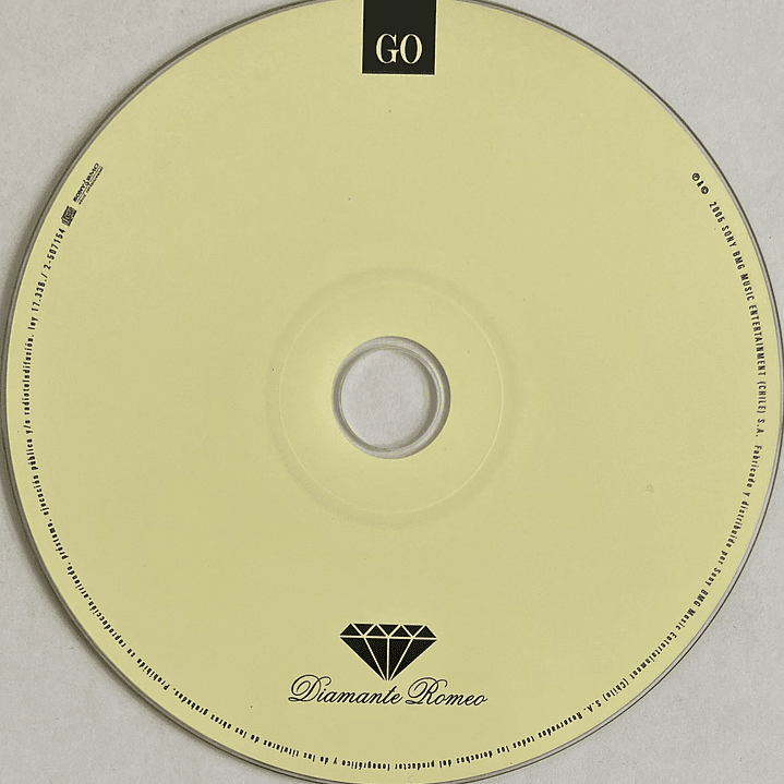 GO - DIAMANTE ROMEO / CD USADO 3