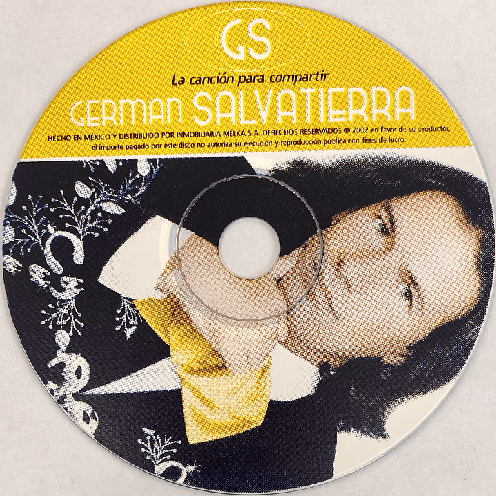 GERMAN SALVATIERRA - LA CANCION PARA COMPARTIR (CD-R) / CD USADO 3