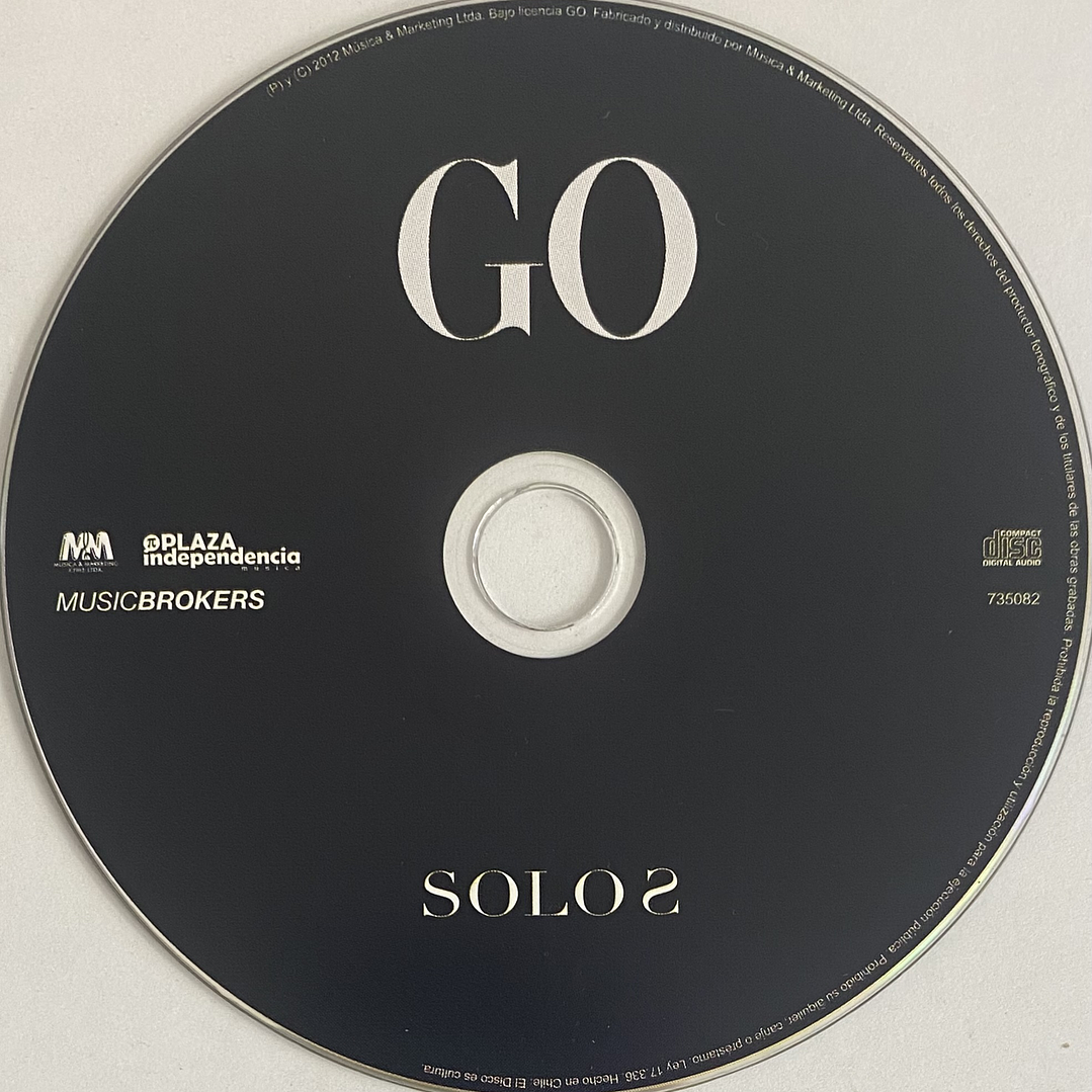 GO - SOLOS / CD USADO 3