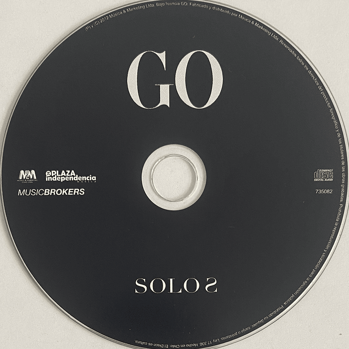 GO - SOLOS / CD USADO 3