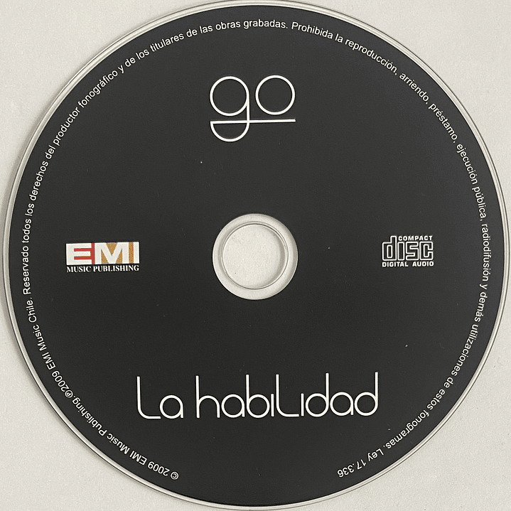 GO - LA HABILIDAD / CD USADO 3