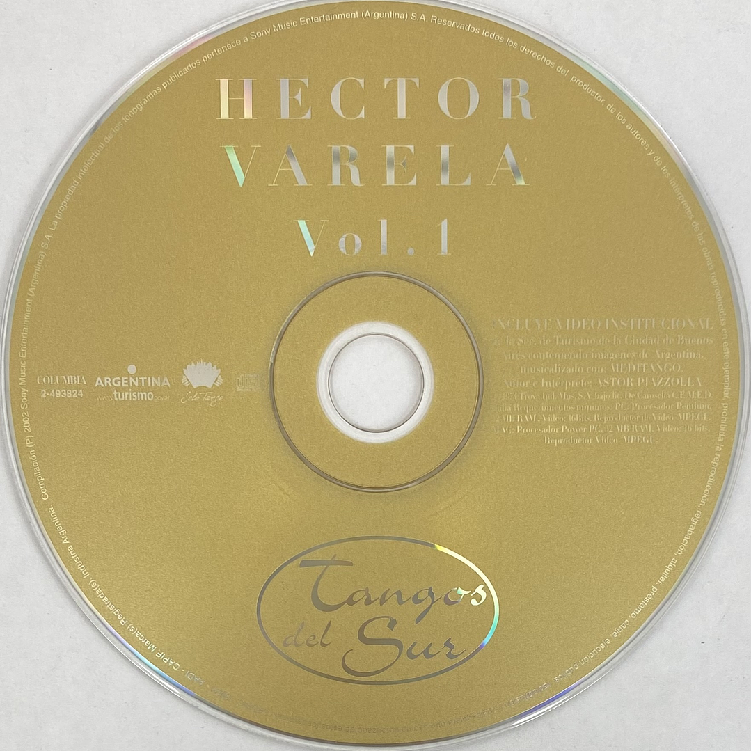 HECTOR VARELA - VOL. 1 - TANGOS DEL SUR / CD USADO 3