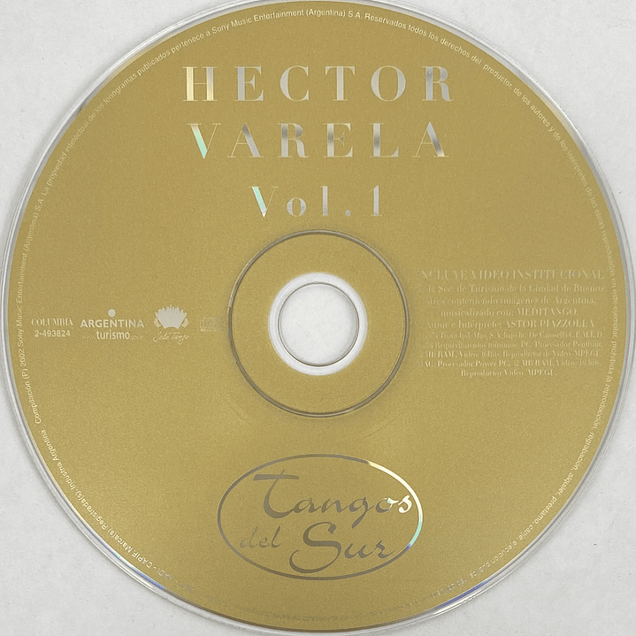 HECTOR VARELA - VOL. 1 - TANGOS DEL SUR / CD USADO 3