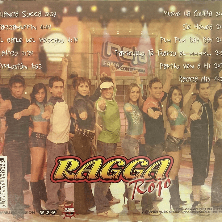 RAGGA ROJO - DISCO OFICIAL DE LOS BAILARINES DE ROJO / CD USADO 2