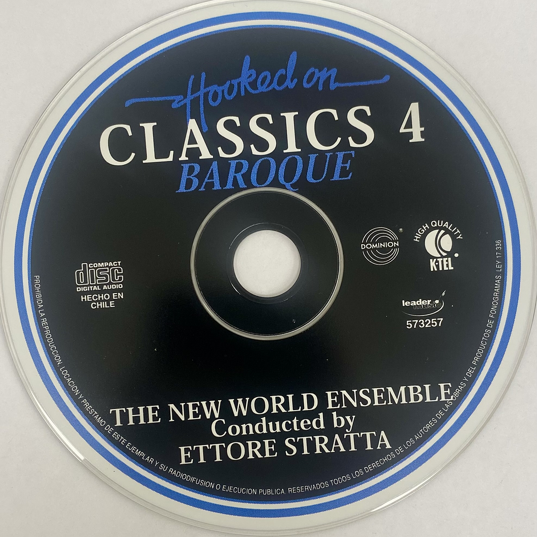 HOOKED ON CLASSICS 4 - BAROQUE / CD USADO 3
