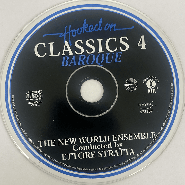 HOOKED ON CLASSICS 4 - BAROQUE / CD USADO 3