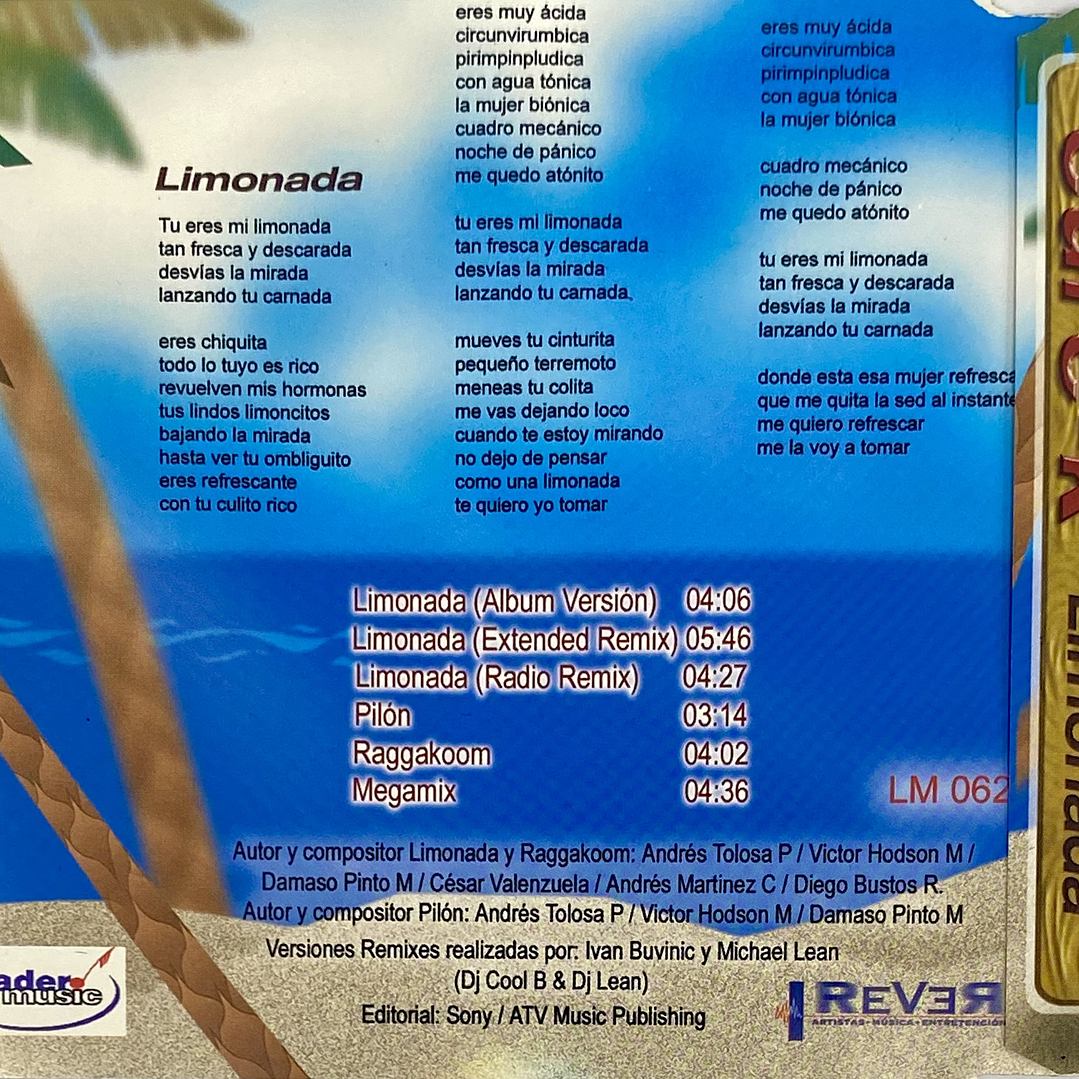 EURE-K - LIMONADA / CD SINGLE USADO 2