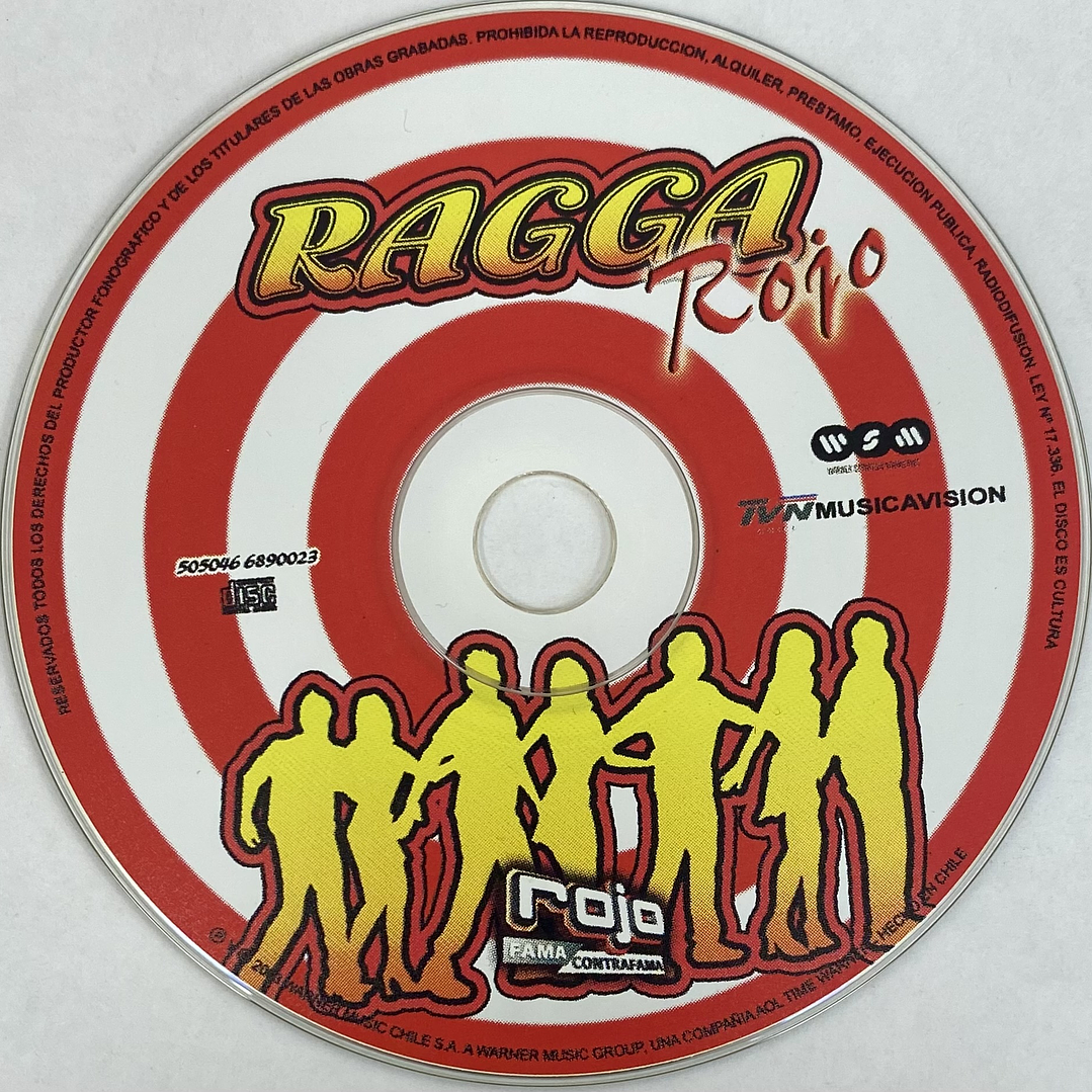 RAGGA ROJO - DISCO OFICIAL DE LOS BAILARINES DE ROJO / CD USADO 3