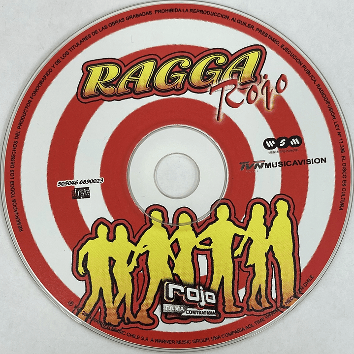 RAGGA ROJO - DISCO OFICIAL DE LOS BAILARINES DE ROJO / CD USADO 3