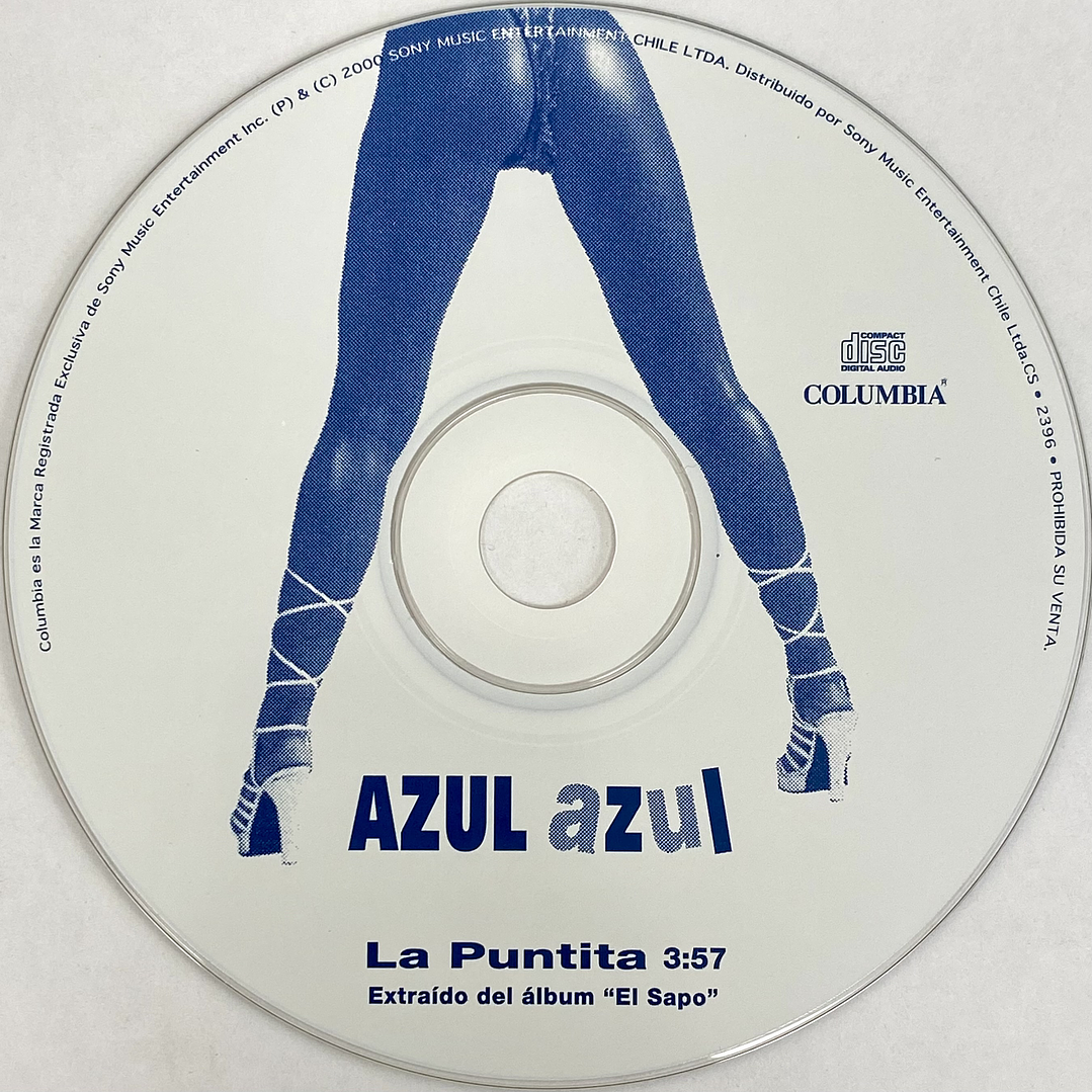AZUL AZUL - LA PUNTITA / CD SINGLE USADO 3