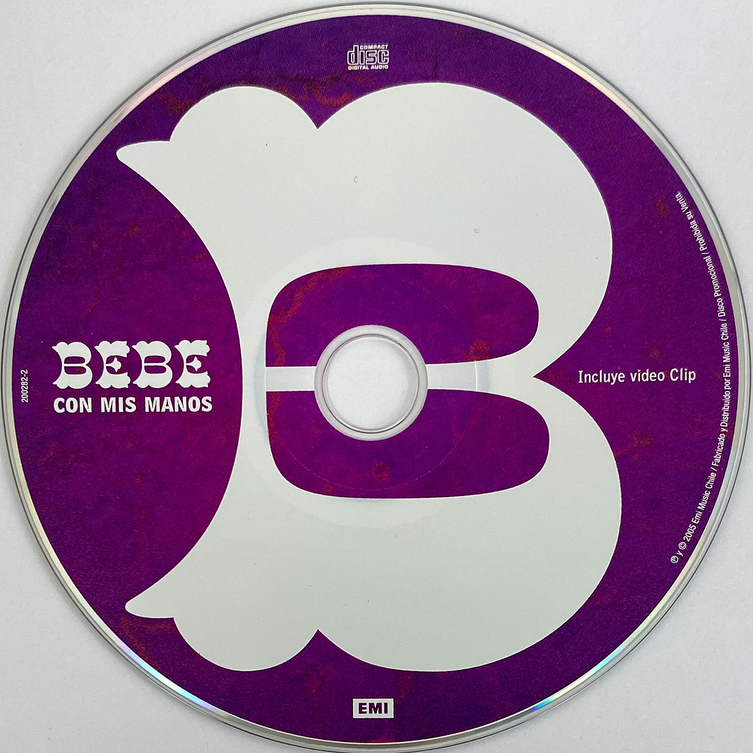 BEBE - CON MIS MANOS / CD SINGLE USADO 3