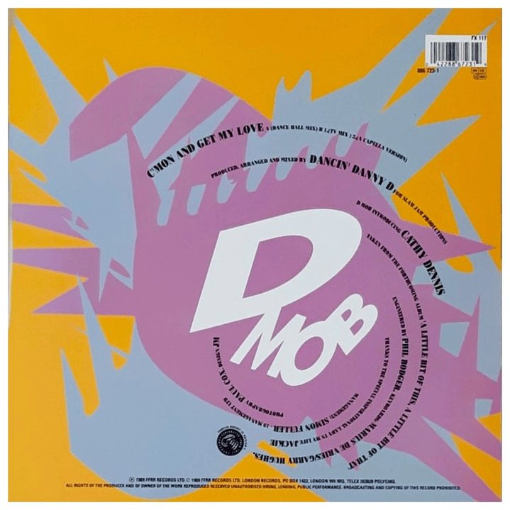 D MOB (FEAT. CATHY DENNIS) - C'MON AND GET MY LOVE / 12