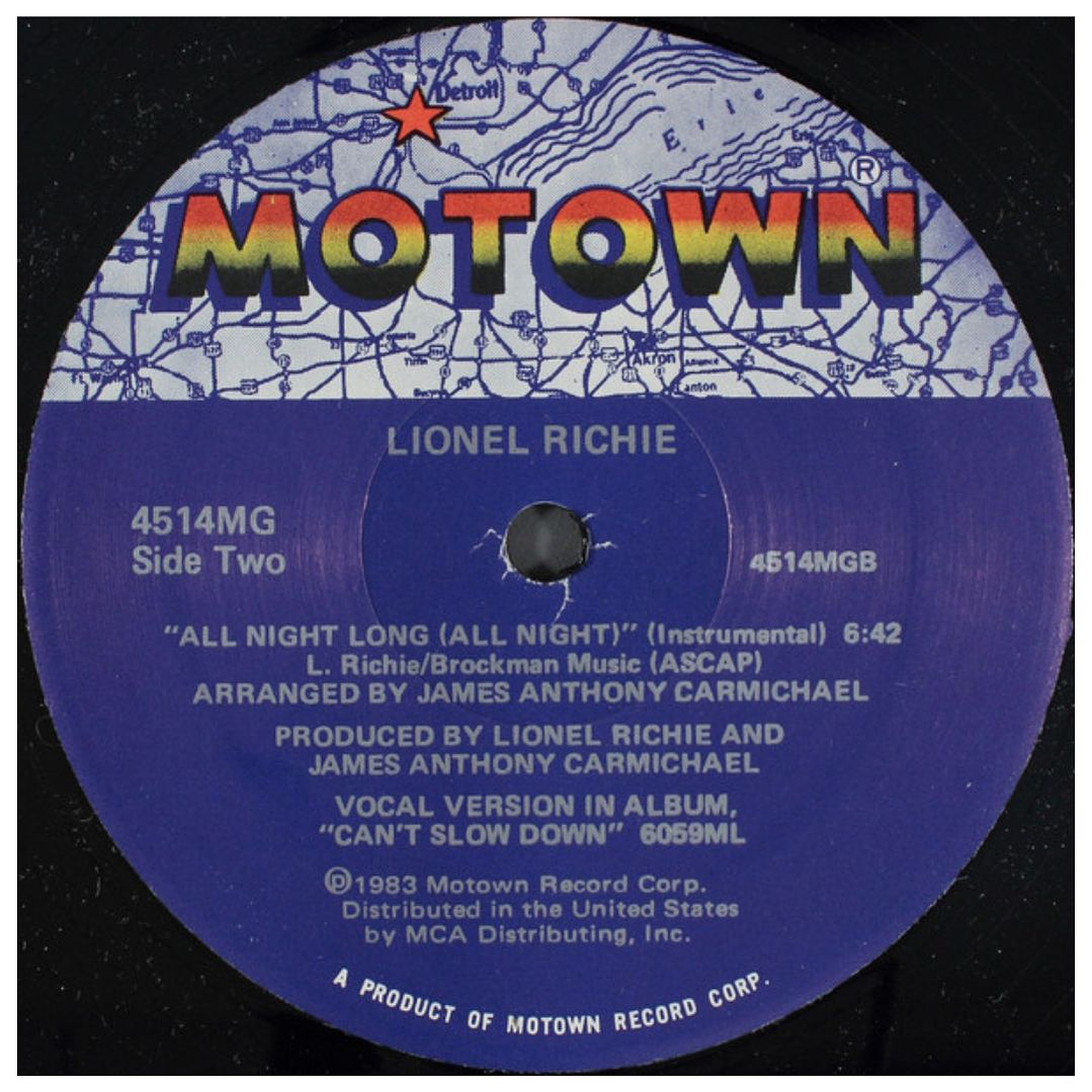 LIONEL RICHIE - ALL NIGHT LONG (ALL NIGHT) / 12