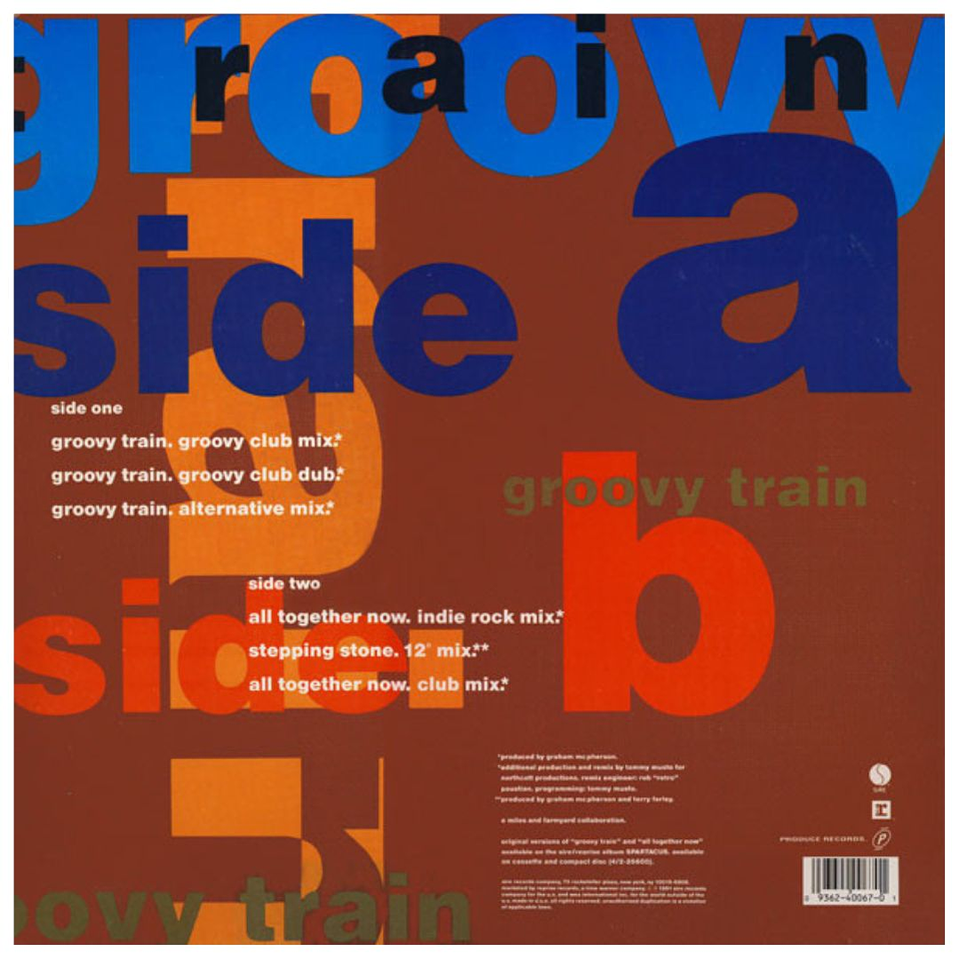 THE FARM - GROOVY TRAIN & ALL TOGETHER NOW / 12