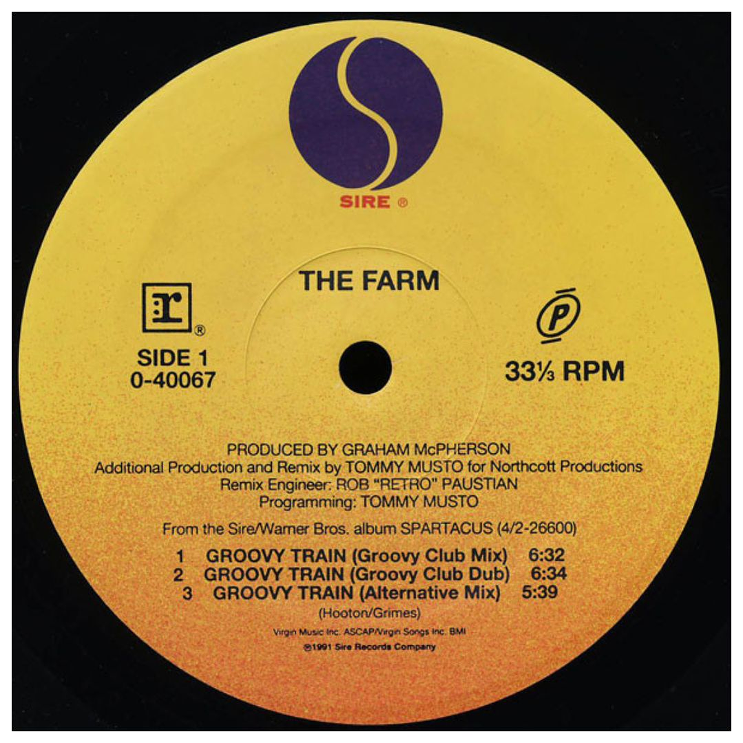 THE FARM - GROOVY TRAIN & ALL TOGETHER NOW / 12