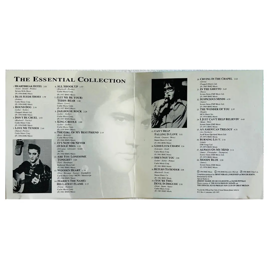 ELVIS PRESLEY - THE ESSENTIAL COLLECTION / CD USADO 5