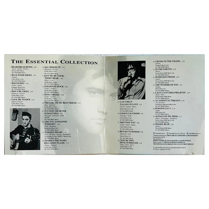 ELVIS PRESLEY - THE ESSENTIAL COLLECTION / CD USADO 5