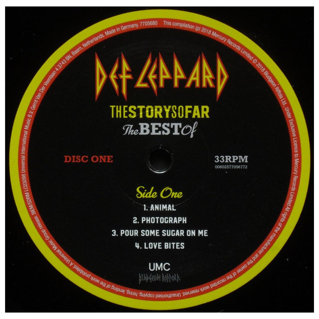 DEF LEPPARD - THE STORY SO FAR: THE BEST OF DEF LEPPARD (2LP) / VINILO 7