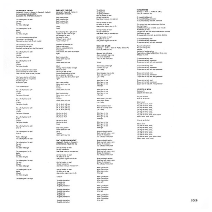 CORONA - RHYTHM OF THE NIGHT / VINILO 6