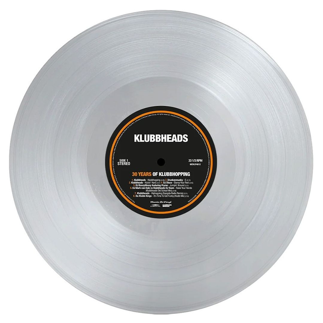 KLUBBHEADS - 30 YEARS OF KLUBBHOPPING (CLEAR VINYL) / VINILO 7