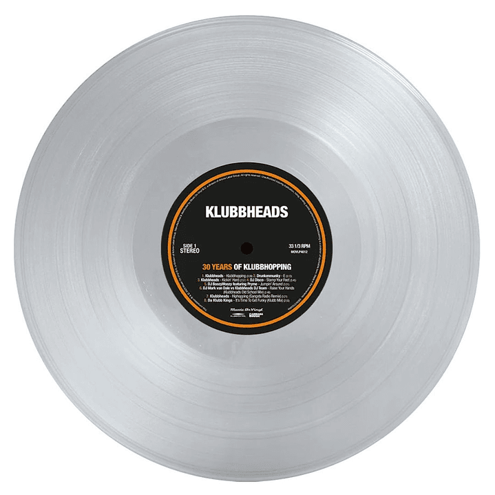 KLUBBHEADS - 30 YEARS OF KLUBBHOPPING (CLEAR VINYL) / VINILO 7