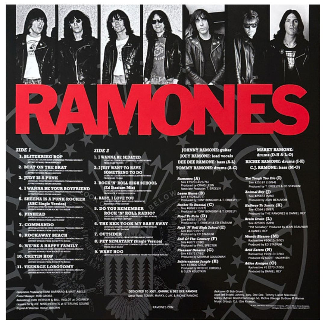 RAMONES - GREATEST HITS (CLEAR VINYL) / VINILO 4