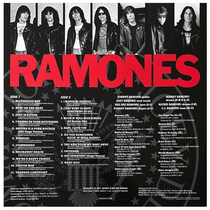 RAMONES - GREATEST HITS (CLEAR VINYL) / VINILO 4