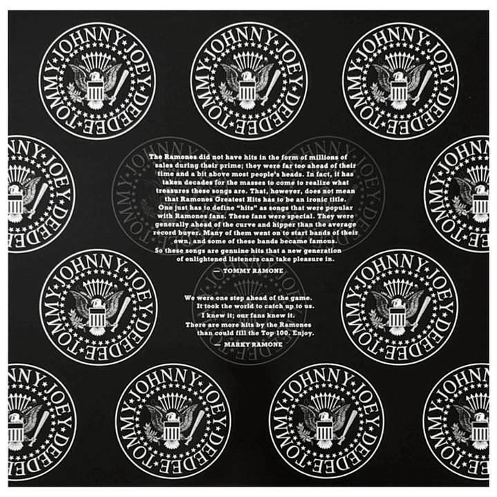 RAMONES - GREATEST HITS (CLEAR VINYL) / VINILO 5