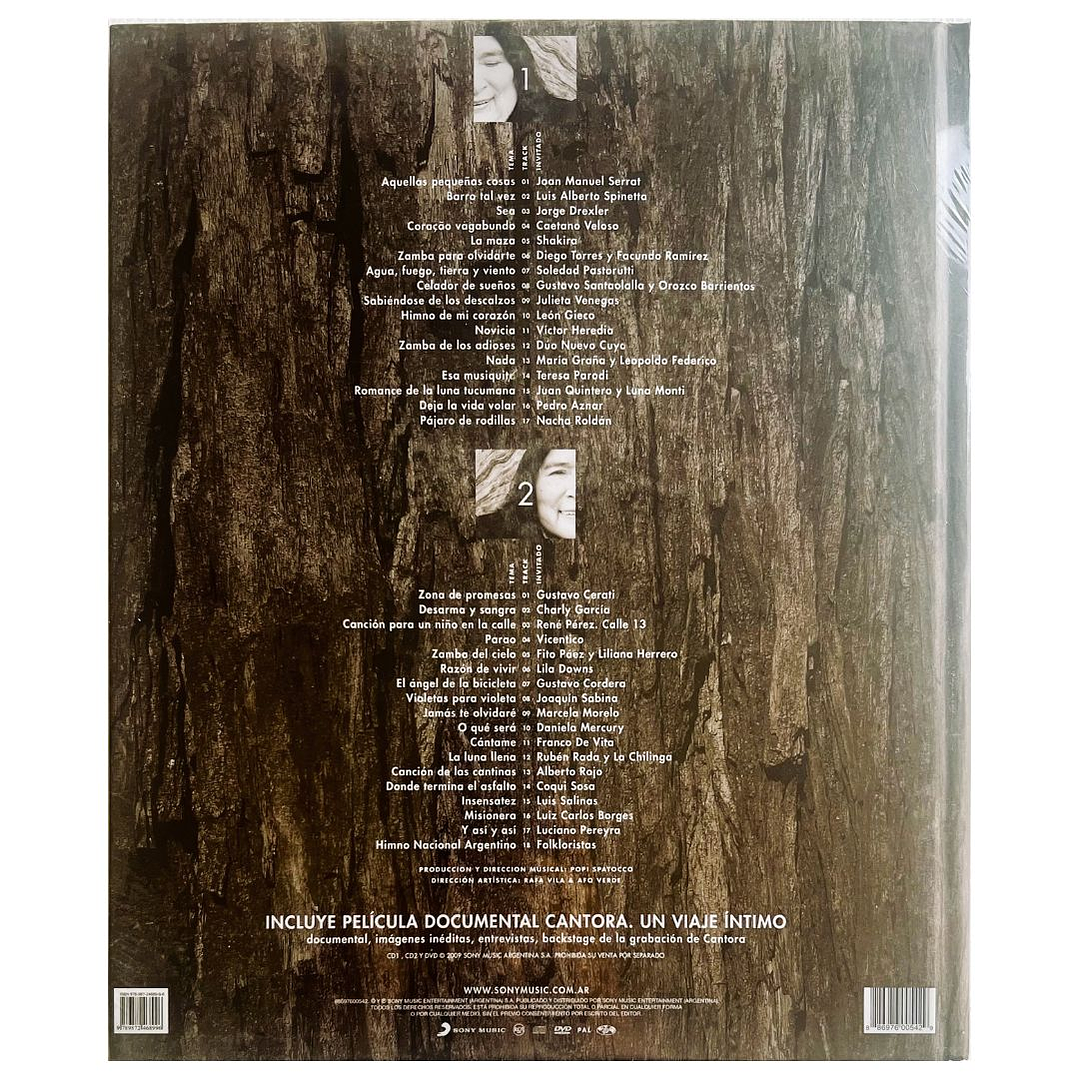 MERCEDES SOSA - CANTORA (2CD+DVD+LIBRO) / CD 2