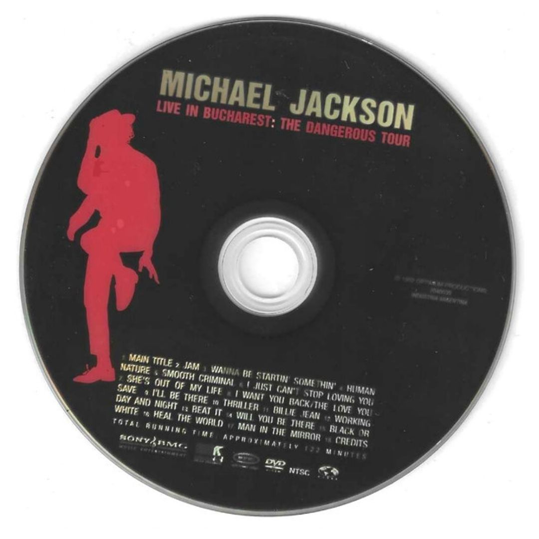 MICHAEL JACKSON - LIVE IN BUCHAREST: THE DANGEROUS TOUR / DVD USADO 3