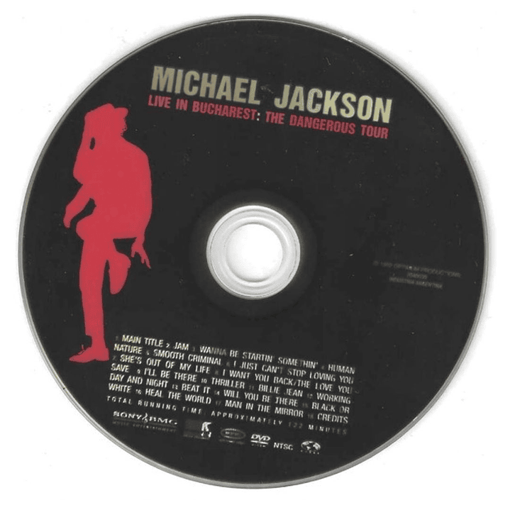MICHAEL JACKSON - LIVE IN BUCHAREST: THE DANGEROUS TOUR / DVD USADO 3