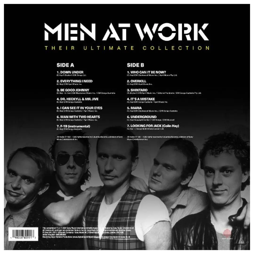 MEN AT WORK - THEIR ULTIMATE COLLECTION / VINILO 2